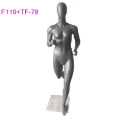 Custom Sport Running Female Full Body Durable Fiberglass Display Mannequin