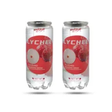Made in China Natural Lychee Fruit Flavor-Short Bottle- Carbonated Beverage
