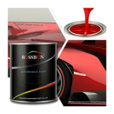 Bossbon Solvent Oil Based High Gloss acrylic Pearl Silver Powder Car Paint Auto Refinish Car Repair Paint