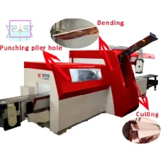 CNC Busbar Processing Machinery Hydraulic Copper Bar Punching Bending Shearing Machine