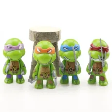 Teenage Mutantt Ninjaa Turtles Figures Custom ABS Toys Cartoon Characters