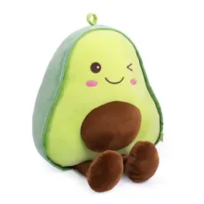 Snuggly Stuffed Avocado Fruit Soft Plush Toy Hugging Pillow Gifts