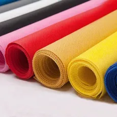 100% PP Polypropylene Spunbonded Non Woven Fabric Theroplastic Material Fabric