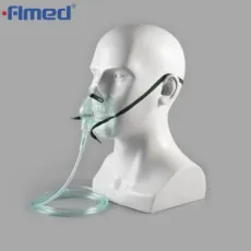 Oxygen Medical Mask Oxygen Mask 7FT Tubing Universal Connector Adult Use ISO13485 Approved