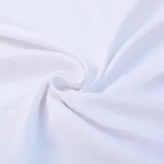 High Quality Solid White 100% Polyester Bleached Hotel Bedsheet Fabric