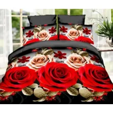 Micro Fiber Poly 3D Disperse Print Bedsheet Fabric and Polyester Textile with Twill and Plain Printed Fabric for Bedding Set Wholesale Market