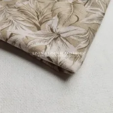 Print Fabric Customized Cotton Linen Organic Dress Shirt Pattern Digit Home Textile Industry Bedding Cushion Garment Curtain
