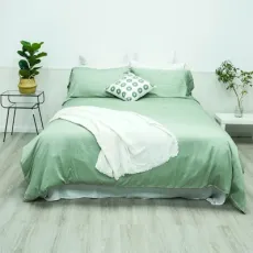 Eco-Friendly 300tc 100% Organic Bamboo Home Bed Sheet Bedding Set