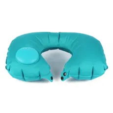Washable TPU Inflatable Automatic Travel Air Light Weight Airplane Neck Pillow with Press Valve (ANP002)