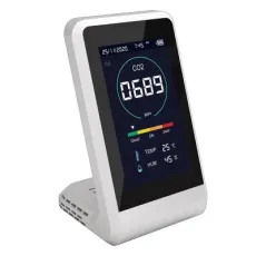 Desktop Carbon Dioxide Greenhouse CO2 Monitor Tester Analyzer Gas Ppm Duc New Carbon Dioxide Quality Air Detector Meter CO2 Detector