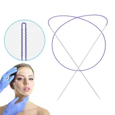 Korea Face Lifting Hilos Tensores Surgical Suture Needle Molding Cog 3D 4D 6D Plla Pcl Eye Mono Screw Pdo Thread Lift