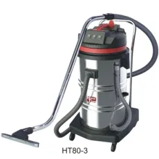 80L Three Motors Stainless Steel Industrial Wet and Dry Vacuum Cleaner Commercial Vacuum Cleaners