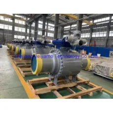 Chinese Manufacturer Oil&Gas Trunnion Ball Valve with Actuator