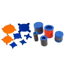 High-Quality ANSI JIS GB Customized UV Resist LDPE Plastic Plugs Covers Protector End Caps for Pipes Flange Valves