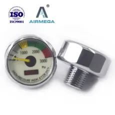 Air Pressure Gauge Luminous Manometre 25 mm 5000 Psi