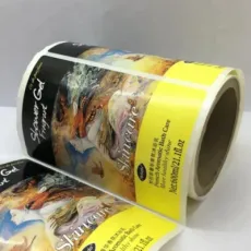 Custom Design Packaging Stickers Self Adhesive Labels with Exquisite Printing