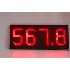 Manufacturer Customized Digit Screen LED Tag Gas Station Oil Price Sign