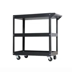Three-Tier Tool Trolley, Flexible Cart for Garages.