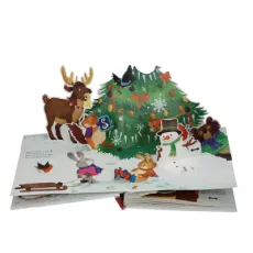 Professional Pop up Book Printing with White Card Paper
