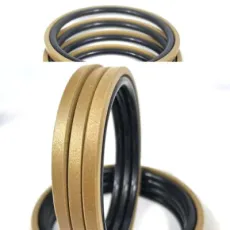 PTFE+Bronze NBR FKM Hydraulic Glyd Piston Seal Ring