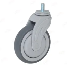 5" TPR Medical Swivel Caster with Ball Bearing for Hospital Bed