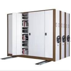 Steel Mobile Shelving Library Furniture Movable Compact Storage System