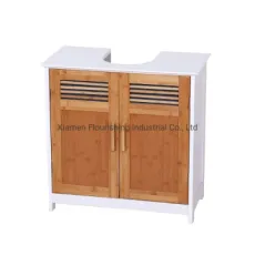 Amzon Bamboo Freestanding Non Pedestal Under Sink Vanity Cabinet Bath Storage