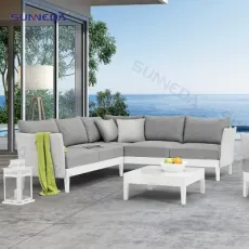 Modern Rattan/Fabric Garden Custom Furniture Set Other Outdoor Patio Furniture