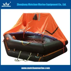 Marine Throw Overboard Inflatable Liferaft for Lifesaving