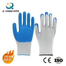 Anti-Static Industrial Latex Foam Coated Rubber Working Safety Work Hand Industrial Glove