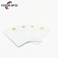 High Security RFID Contact IC PVC Card Contact Chip Plastic Card for Bank