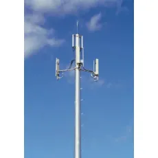 Self Standing Single Pillar Telecom GSM Bts Steel Poles Tower