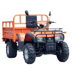275cc Water-Cooled 4-Stroke Agricultural Gasoline Freight Adult 4 Wheel Farm ATV Quad Bike with Trailer
