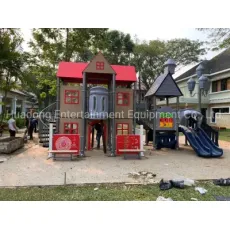 Most Popular Children Plastic Outdoor Playground Slides 30 Years Chinese Factory Custom Large Plastic Slide Children Climbing Games TUV/ISO/CE/ASTM Certificate