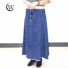 Wholesale New Style High Waist Fashion Casual Denim Women Jean Skirt