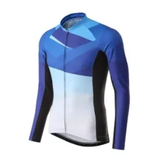 Private Label Custom Cheap Mens Long Sleeves Performance Shirt Professional Outdoor Road Cycling Apparel