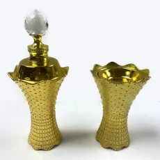 Wholesale Custom Gold Candle Jar Luxury Candle Container Factory Price Candles Holders for Home