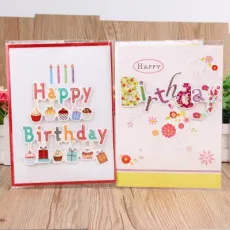 10 Style Mix Birthday Music Greeting Card Musical Happy Birthday Greeting Card for Giveaways Gift