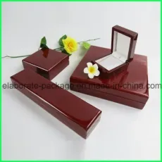 Fashion Ring Pendant Bangle Watch Necklace Package Box Glossy Lacquer MDF Wooden Jewelry Box