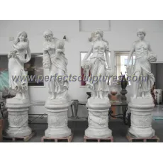 Life Size Garden Decorative Carved Stone Statue Marble Carving Sculpture for Outdoor (SY-X1183)