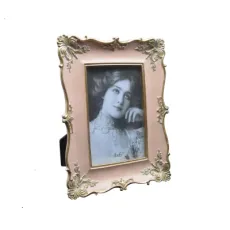 Europe and The United States Sell Like Hot Cakes Products Pink Princess Style Other Household Adornment Resin Handicraft Picture Frame Photos