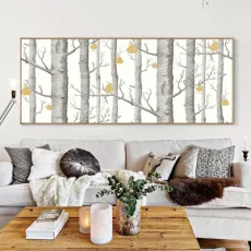 Framed Unique Wall Decor Modern Landscape Canvas Art Prints for Living Room
