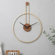 Creative Simple Wrought Iron Spanish Wall Clock Personality Art Wall Clock Living Room Home Decoration Clock Wall Watch