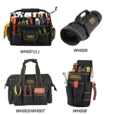 Wholesale Nylon Canvas Leather Polyester Tool Belt Rolling Roll up Folding Garden Electrician Waist Outdoor Waterproof EVA Tool Backpack Bag