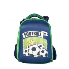China Disney Certificated Large Capacity Kids Soccer EVA School Bag Hard Shape Leisure Backpack Bag for Teenagers Boys