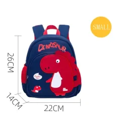 Factory Supply Cheap Price Cute Fluffy Dinosaur School Little Bags Kids Backpack Mini Bag