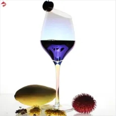 Color Changing Electroplated Rainbow Cup Custom Wine Glasses Barware