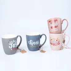 Manufactures Nordic Decal Color Matt Ceramic Mugs Wholesale Custom Coffee Mug Gift Set Ceramic Porcelain Coffee Cup Tea Cup Set