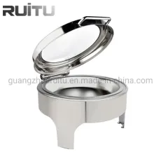 Other Hotel & Restaurant Supplies Kitchen Equipment Commercial Buffet Chefing Dish Fast Food Warmer Serving Dishes Fuel Heating Hydraulic Glass Lid Chafing Dish