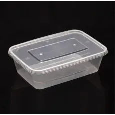 Wholesale Clear/Rectangular Disposable PP Plastic Household Take Away Food Container with Lid, Takeaway Fruit Storage Container (JXC650)